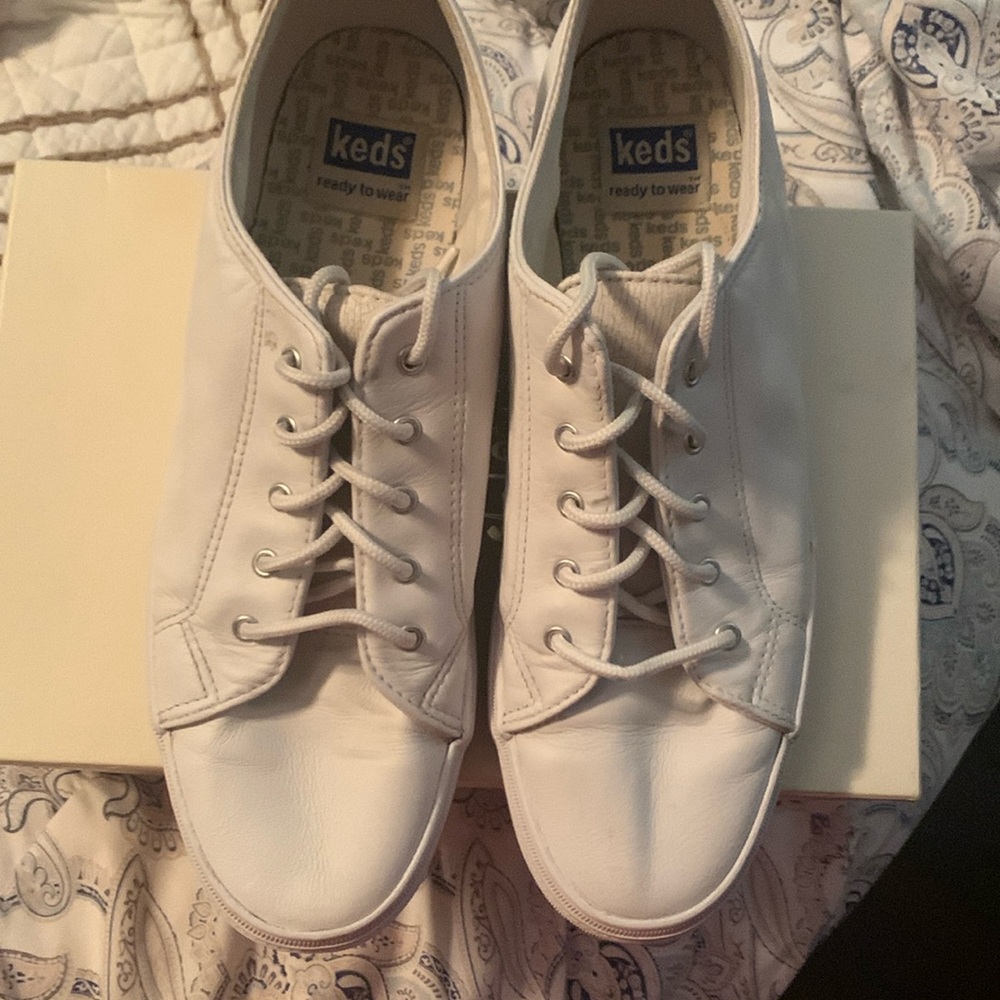Keds leather sneakers, White